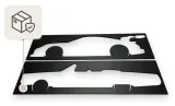 obraz-azurowy-samochod-bmw-e90-dekoracja-scienna-panel-100cm-motoryzacja-stan-nowy-szerokosc-produktu-100-cm