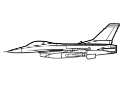 dekoracja-scienna-obraz-samolot-f-16-falcon-xl-premium-hdf