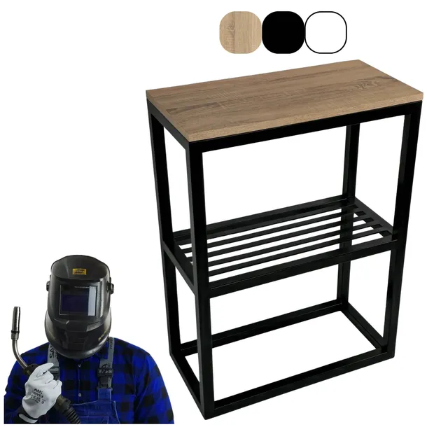 Stelaż pod akwarium 30x60x82cm siatka szafka akwariowa LOFT mocny metalowy