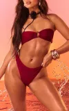 czerwony-dol-od-bikini-prettylittlething-m-linia-regular