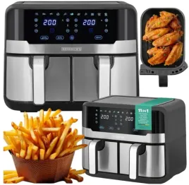 frytkownica-beztluszczowa-xxl-dwukomorowa-2400w-air-fryer-9l-podwojna-lcd