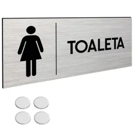 tabliczka-toaleta-damska-znak-dibond-tablica-na-drzwi-tasma-nano-30x11cm