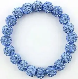 niebieska-bransoletka-z-koralikow-shamballa-elastyczna-recznie-robiona