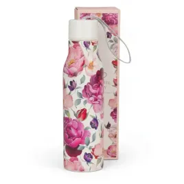 butelka-termiczna-500-ml-spring-roses-white-stal-nierdzewna