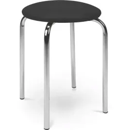 taboret-chico-41cm-chromowany-czarny-kuchnia-jadalnia-salon