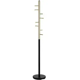 wieszak-ferro-czarny-zloty-176-cm-przedpokoj-pracownia