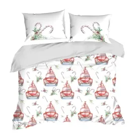 posciel-swiateczna-220x200-candy-biala-czerwona-auta-z-mikrowlokna