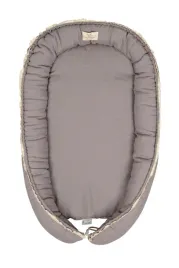 gniazdko-niemowlece-prestige-linen-55x80-brazowy-materacyk-pozycjonujacy