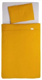 posciel-muslinowa-100x135-muslin-zolta-z-ochraniaczem-babymatex