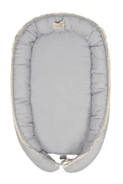 gniazdko-niemowlece-prestige-linen-55x80-szary-materacyk-pozycjonujacy