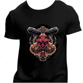 koszulka-meska-czarna-nadruk-demon-5xl