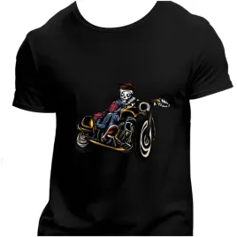 koszulka-meska-czarna-nadruk-szkielet-na-motorze-3xl