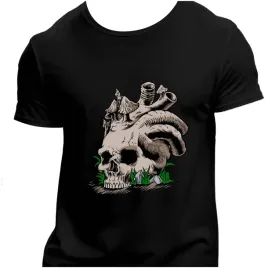 koszulka-meska-czarna-nadruk-czaszka-5xl