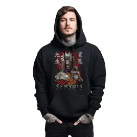 bluza-czarna-meska-z-kapturem-nadruk-senseis-xl