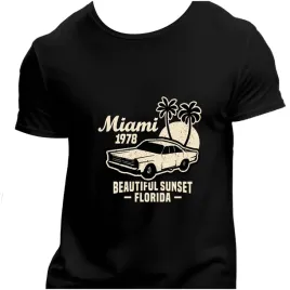 koszulka-meska-czarna-nadruk-miami-florida-4xl