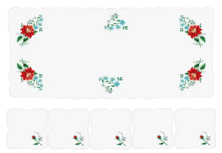 bieznik-lowicki-6-serwetek-haft