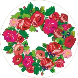 naklejka-okragla-podhale-haft-kwiaty