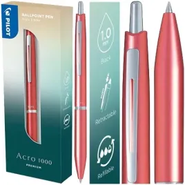 dlugopis-olejowy-pilot-acro-1000-premium-koralowy-1-0mm-czarny-wklad