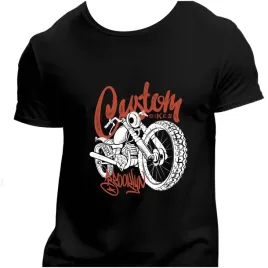 koszulka-meska-czarna-nadruk-custom-bikes-4xl