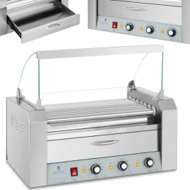 podgrzewacz-grill-rolkowy-do-parowek-hot-dogow-z-szuflada-i-oslona-7-role
