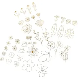 naklejki-pvc-zlote-kwiaty-dpcraft-scrapbooking-kwiatki-ladne-wiosna-diy-mix