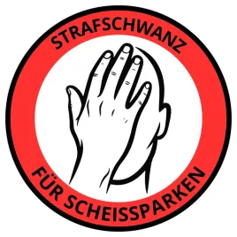 karne-papierowe-strafschwanz-fur-scheissparken-aufkleber-zur-bestrafung-