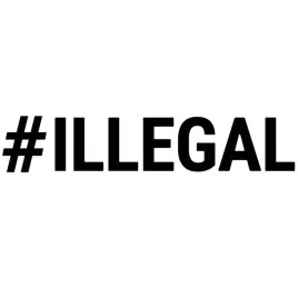 naklejka-illegal-na-auto-10-cm-wytrzymala-folia-samochodowa