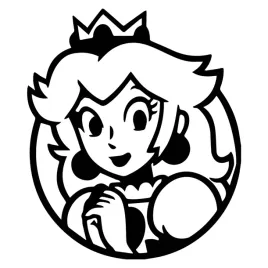 naklejka-ksiezniczka-peach-mario-10-cm-wytrzymala-folia-samochodowa
