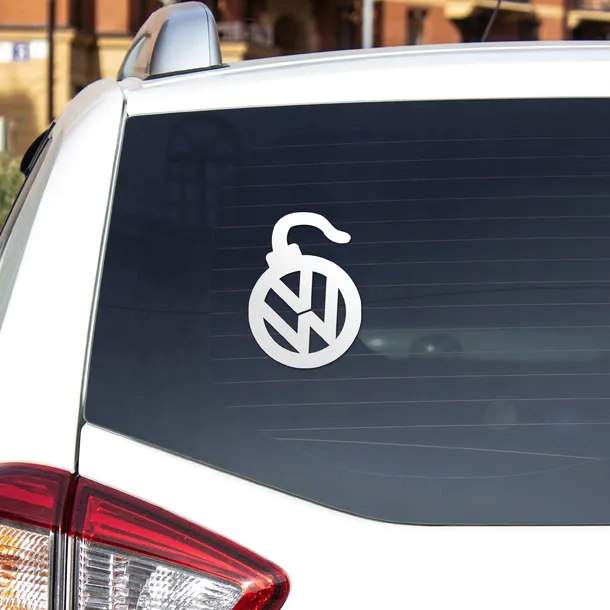 naklejka-volkswagen-10-cm-wytrzymala-folia-samochodowa-stan-nowy