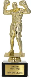 zlota-statuetka-boks-19cm-grawer-gratis