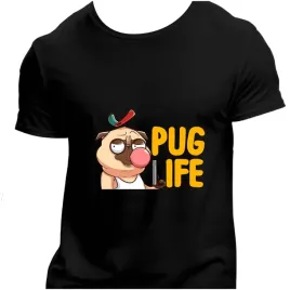 koszulka-meska-czarna-nadruk-pug-life-xxl