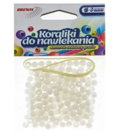 koraliki-do-nawlekania-biale-sznurek-6mm-16g