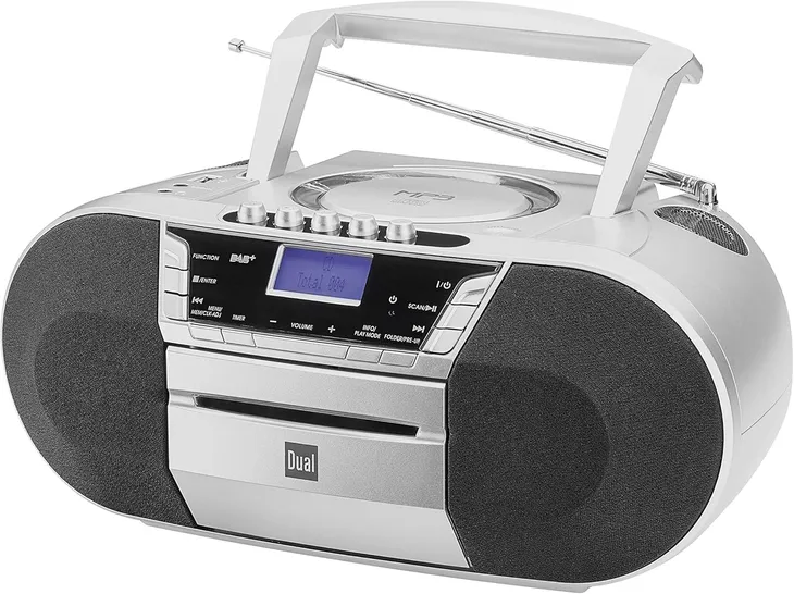 Radioodtwarzacz Dual DAB-P 200 RDS DAB+ CD Mp3 USB RDS Odtwarzacz Kaset