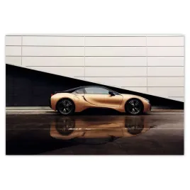 fototapety-200x135-zlote-bmw-samochod-auto