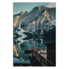 fototapety-122x184-drewniany-domek-w-gorach