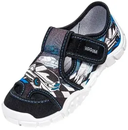 tenisowki-dzieciece-viggami-adas-formula-czarne-kapcie-chlopiece-na-rzep