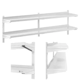polka-scienna-wiszaca-gastronomiczna-podwojna-z-regulacja-stal-200-x-30-cm