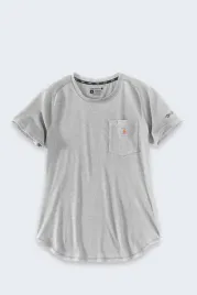 koszulka-carhartt-force-mid-logo-grey