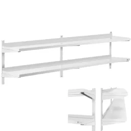 polka-scienna-wiszaca-gastronomiczna-podwojna-z-regulacja-stal-200-x-40-cm