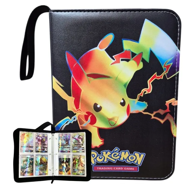 DUŻY ALBUM, SEGREGATOR NA 400 KART POKEMON ZE SMOKIEM