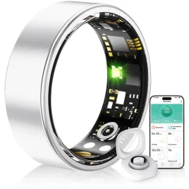 smart-ring-tracker-producent-model-srebrny-ip68-bluetooth-android-ios