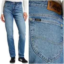 lee-rider-jeans-ciemne-luzne-zwezane-damskie-spodnie-jeansowe-w32-l31