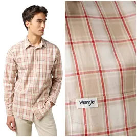wrangler-1-pkt-shirt-tan-klasyczna-koszula-bawelniana-meska-w-krate-l