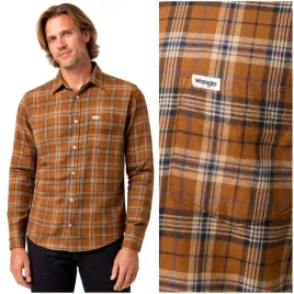 wrangler-1-pkt-shirt-brown-klasyczna-koszula-bawelniana-meska-w-krate-l