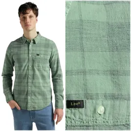 lee-leesure-shirt-brindlegreen-klasyczna-koszula-bawelniana-meska-w-krate-m