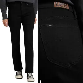 lee-legendary-regular-proste-czarne-damskie-spodnie-materialowe-w34-l33