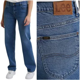 lee-jane-mid-wash-proste-wysokie-damskie-spodnie-jeansowe-w28-l35