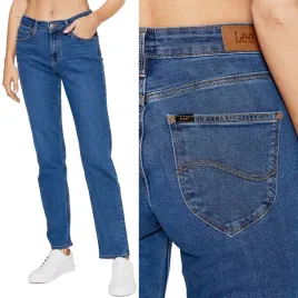 lee-marion-straight-mid-ada-dzins-proste-damskie-spodnie-jeansowe-w30-l31