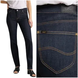 lee-marion-straight-rinse-proste-granatowe-damskie-spodnie-jeansowe-w32-l35