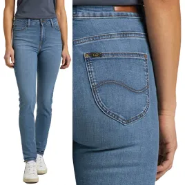 lee-scarlett-high-light-worn-dzins-wysokie-damskie-spodnie-jeansowe-w27-l33